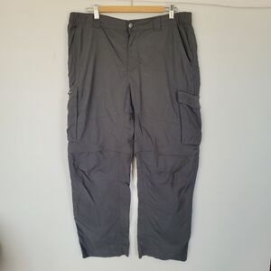 COLUMBIA Mens Omni Shade Convertible Sun Protection Pants Shorts Size 38X30 Hike